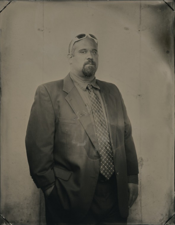 Ari Meil, tintype, 9in x 7 in