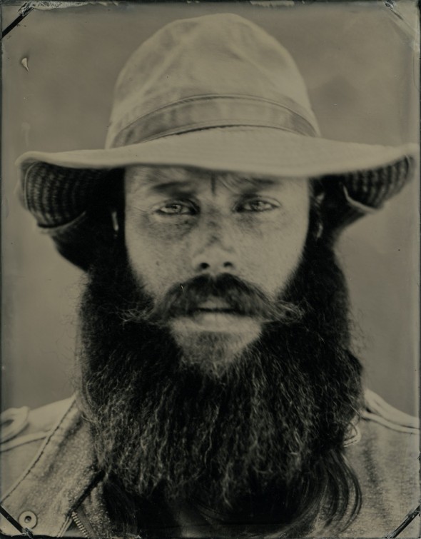 Chris Reis, tintype, 3.5 x 4.5 inches