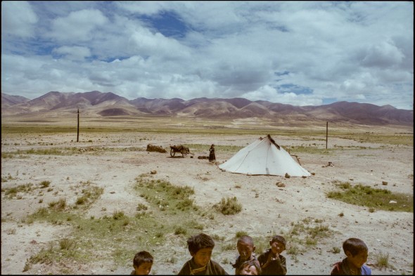 Tibet, somewhere between the Everest base camp and the Nepal border, 1992