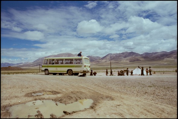 Tibet, somewhere between the Everest base camp and the Nepal border, 1992