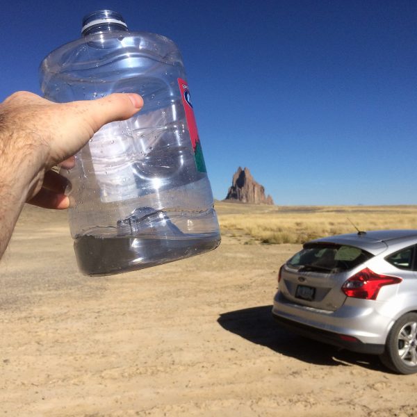 What better place to sun my silver nitrate than the scenic area around Ship Rock!