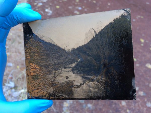 My tintypes were freezing instead of drying!