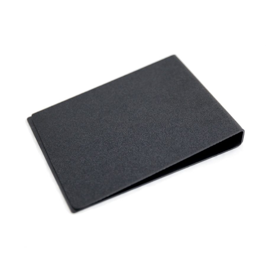 Basic black ABS plastic protective cover.