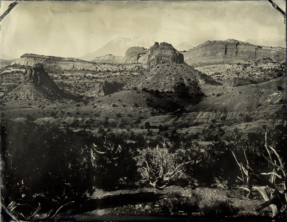 Burr Trail Road, Grand Staircase-Escalante National Monument. Anyone else think that rock with the hole in it looks like a Romulan warbird?