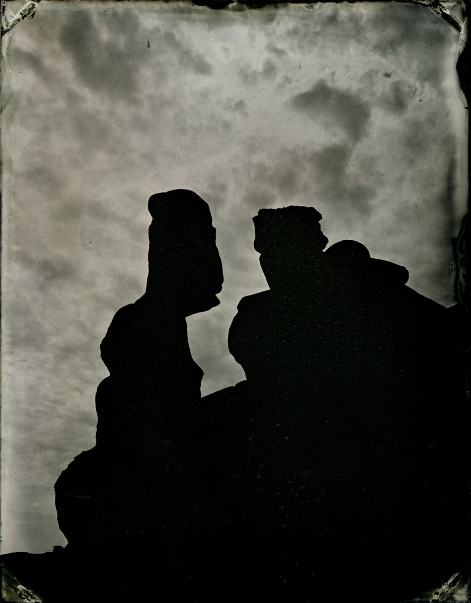 Spoiler alert: I'm not sure you can see the eclipse in my tintype.